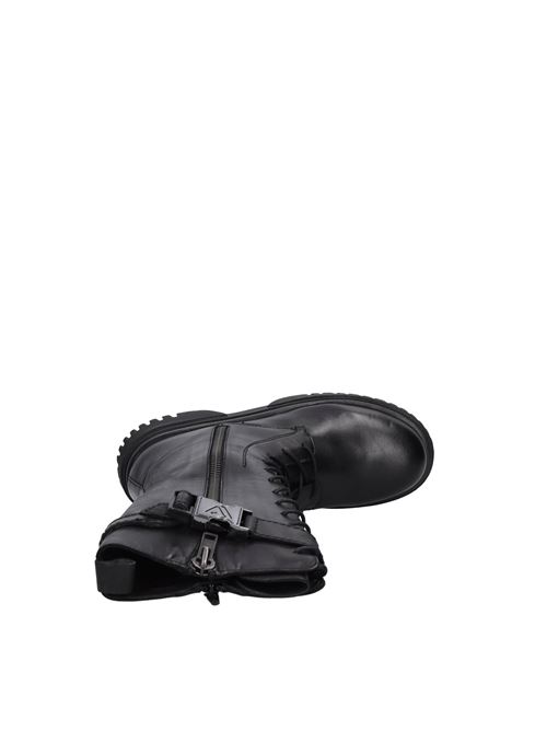 Leather ankle boots EMANUELLE VEE | 432M-500-12-SAX/BLANERO
